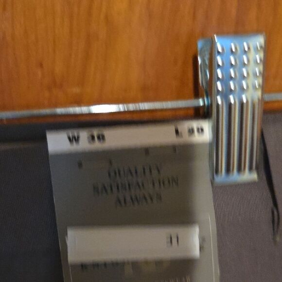 Gray Dress Pants with Straight Leg Design - Picture 3 of 6